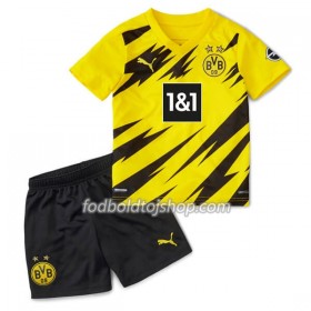 Borussia Dortmund Børn Hjemme Fodboldsæt 2020-21 S/S (+ Korte bukser)